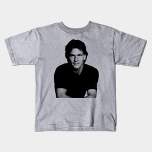 Patrick Swayze // Vintage Style Design Kids T-Shirt